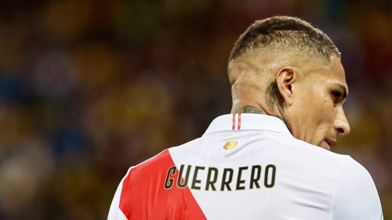 Paolo Guerrero na seleção do Peru, na Copa América 2019.
