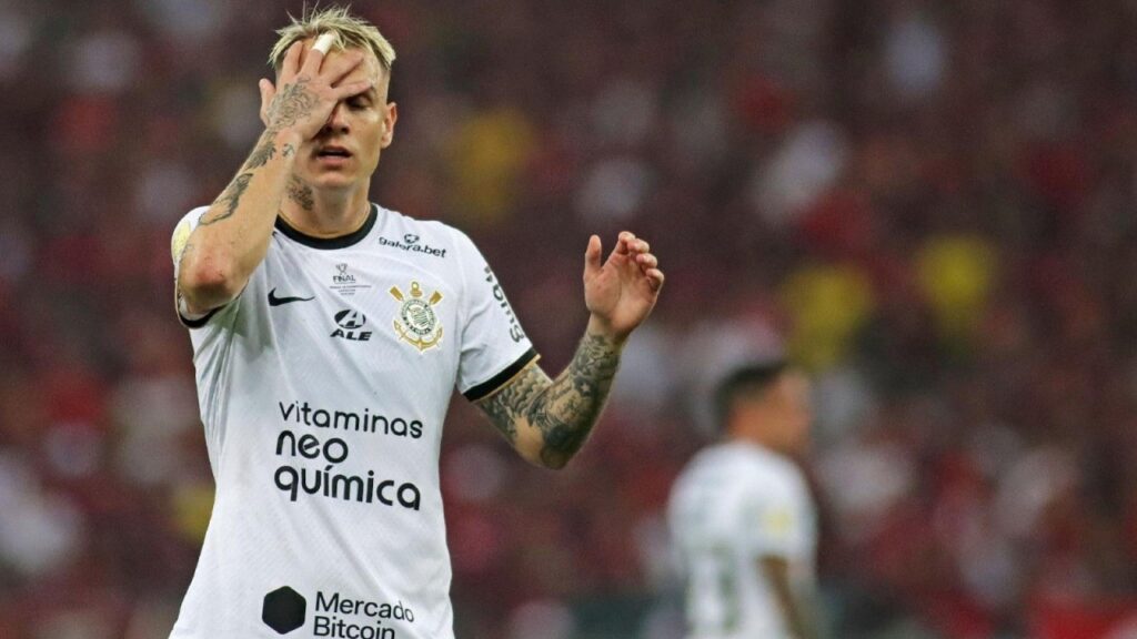 Jogador do Corinthians decepciodado com resultado