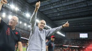 Mario Celso Petraglia e Felipão no Athletico em 2023