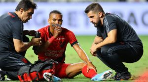 Fratura rosto Madson Athletico Paranaense 2023