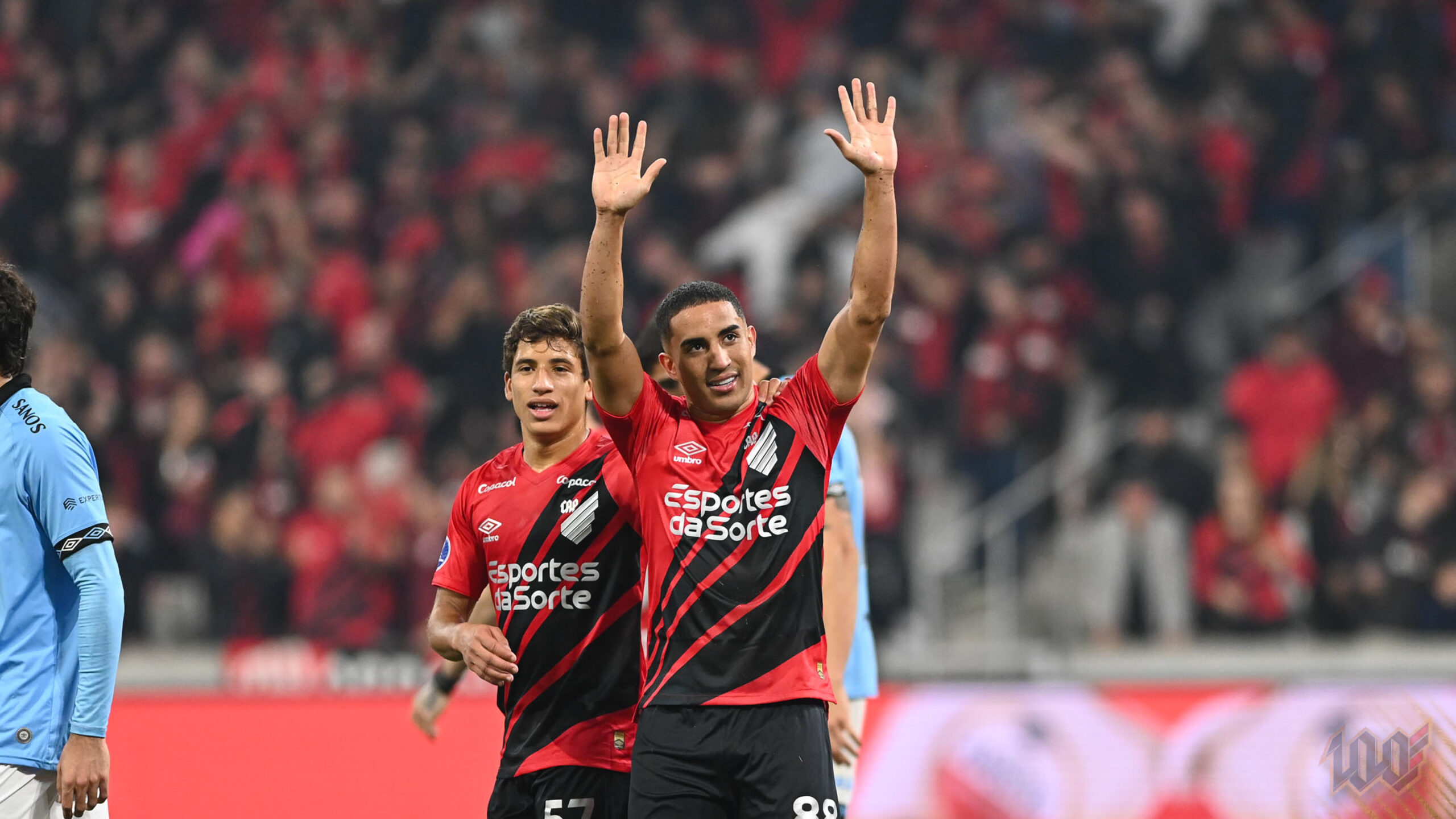 Christian pelo Athletico Paranaense em partida contra o Belgrano em Curitiba