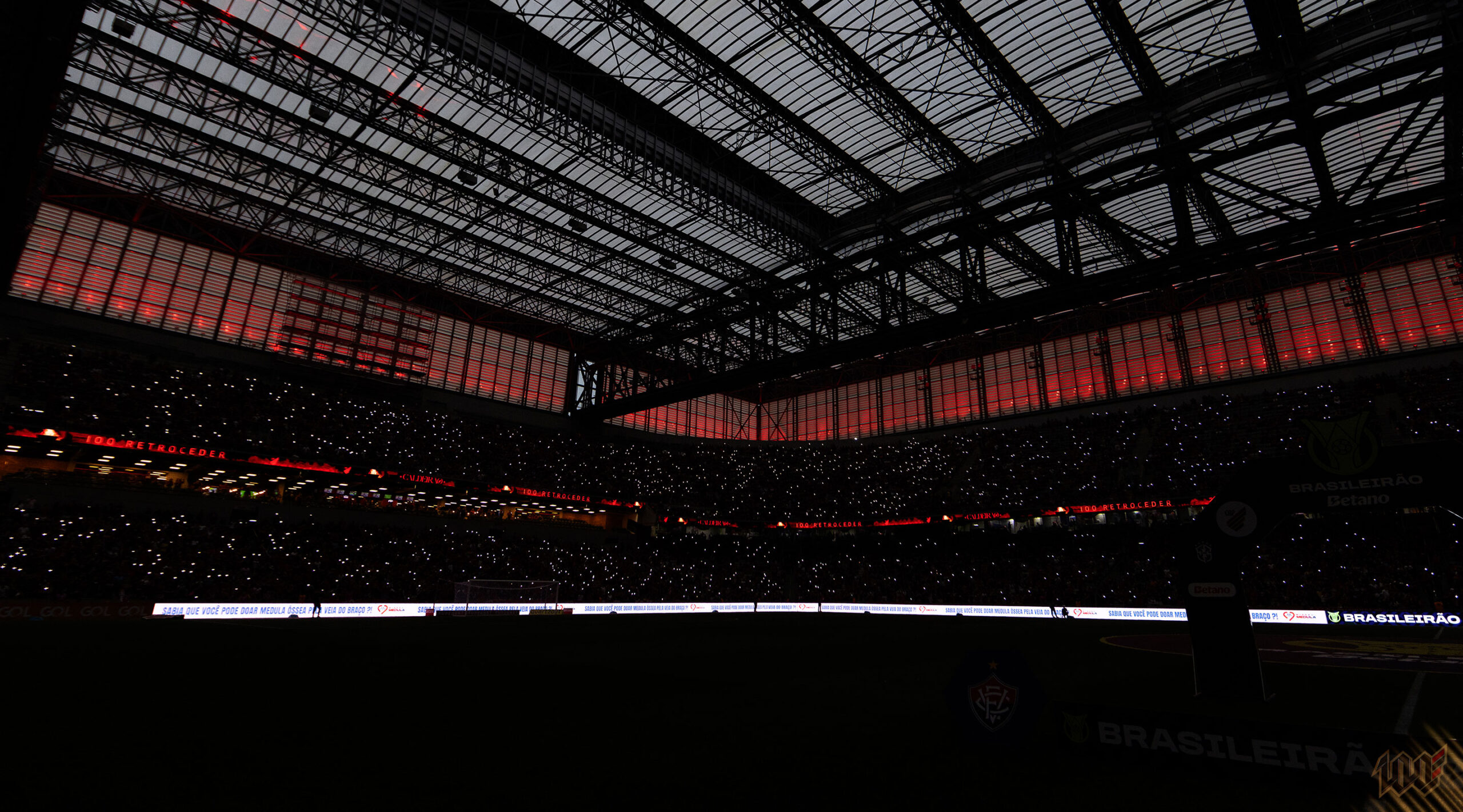 Ligga Arena do Athletico Paranaense em 2024 durante o Pacto do Campeonato Brasileiro