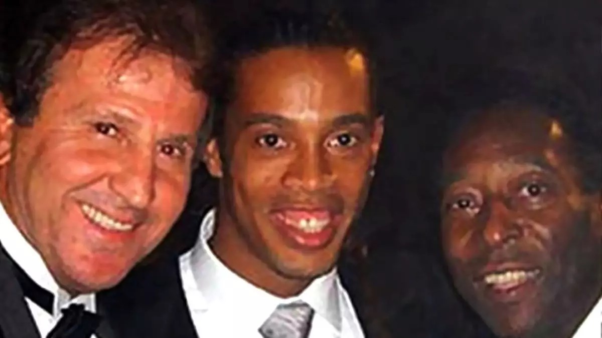 Zico, Ronaldinho e Pelé