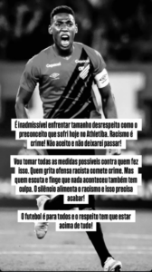 Léo recriminou o caso de racismo.