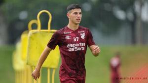 Lucas Esquivel no Athletico Paranaense em 2024