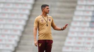 Maurício Barbieri em treino pelo Athletico Paranaense em 2025
