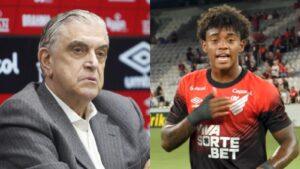Athletico-PR movimenta-se para proteger Bruninho